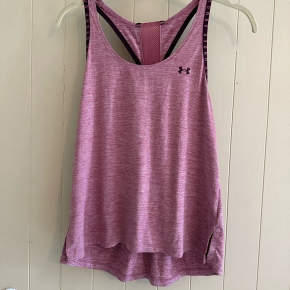 Under Armour Tops - Womens Under Armour Muscle Tee Maroon Small